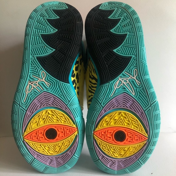Kyrie 6 EP Animal Print Oracle Aqua/Cheetah - Picture 4 of 7